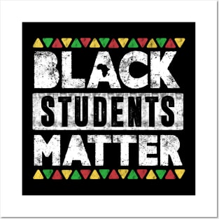 Black Students Matter Black History Month Clothing For Men Women and Kids Posters and Art